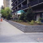 Allan Block Raised Bed After